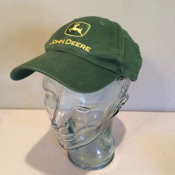 John Deere Owner's Edition Green Yellow Logo Adjustable Baseball Cap - Picture 3 of 4